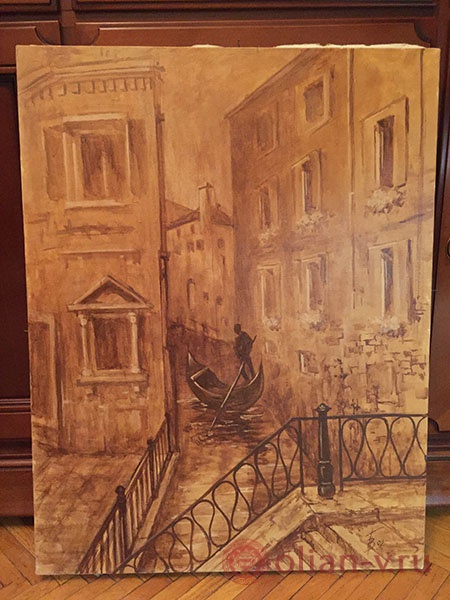 Картина холст, масло "Венеция"